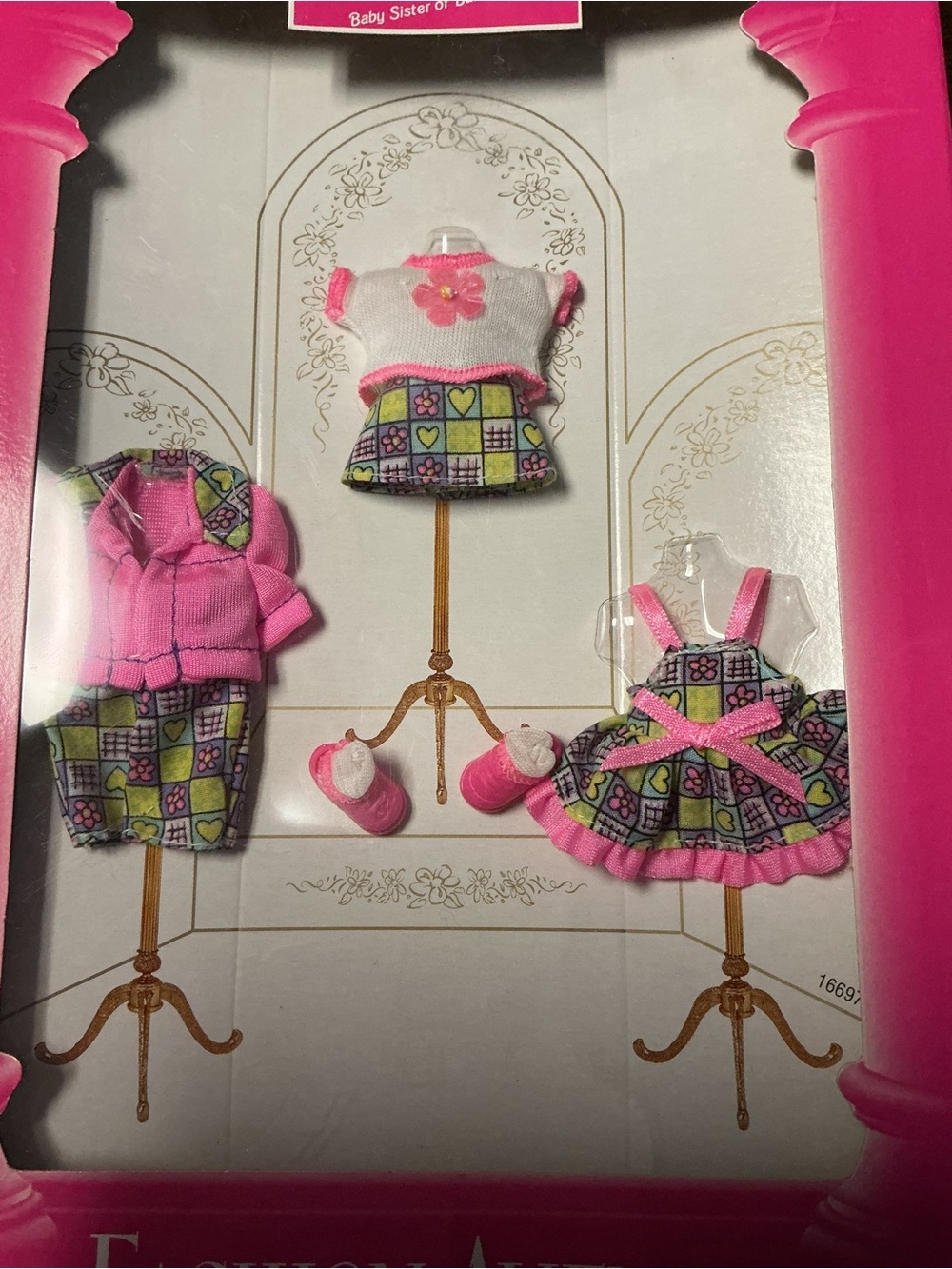 Vintage Mattel Kelly Fashion Avenue Kids Doll Outfit Set - Pink New Rare - Picture 3 of 4